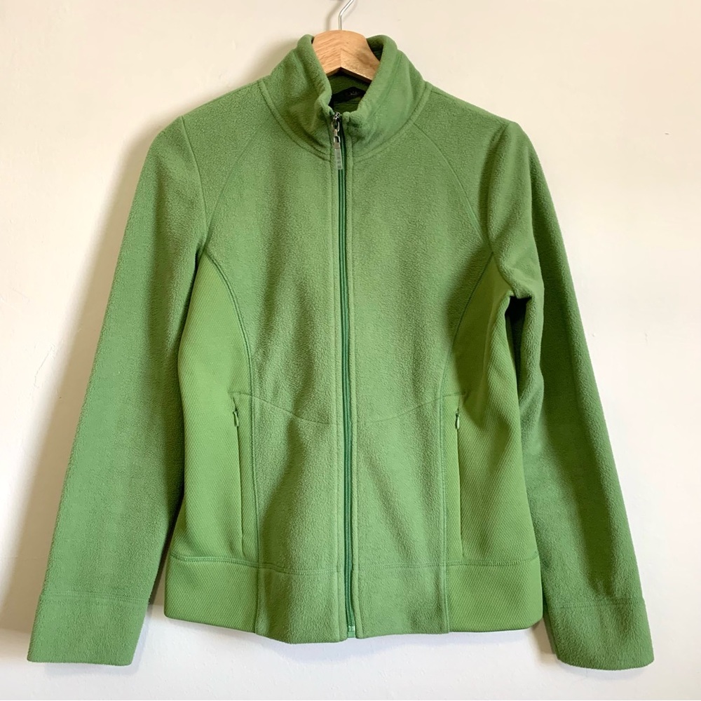 IZOD  Women’s Zipper Fleece Green